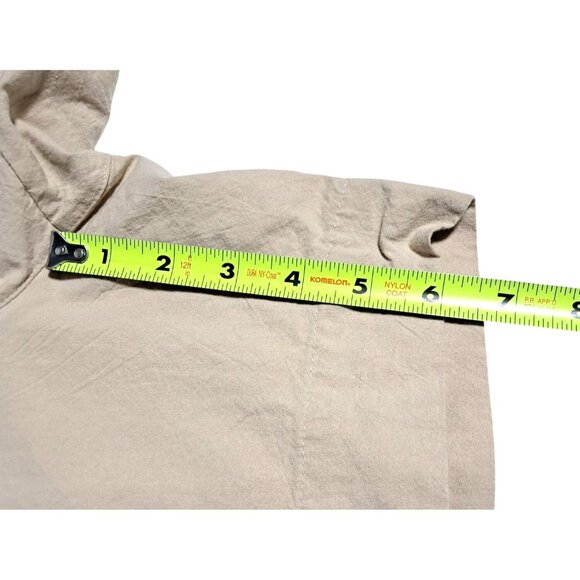 White Stag Womens Beige Casual Shorts Size M Cotton Drawstring Waist Pockets Rel - Picture 7 of 12